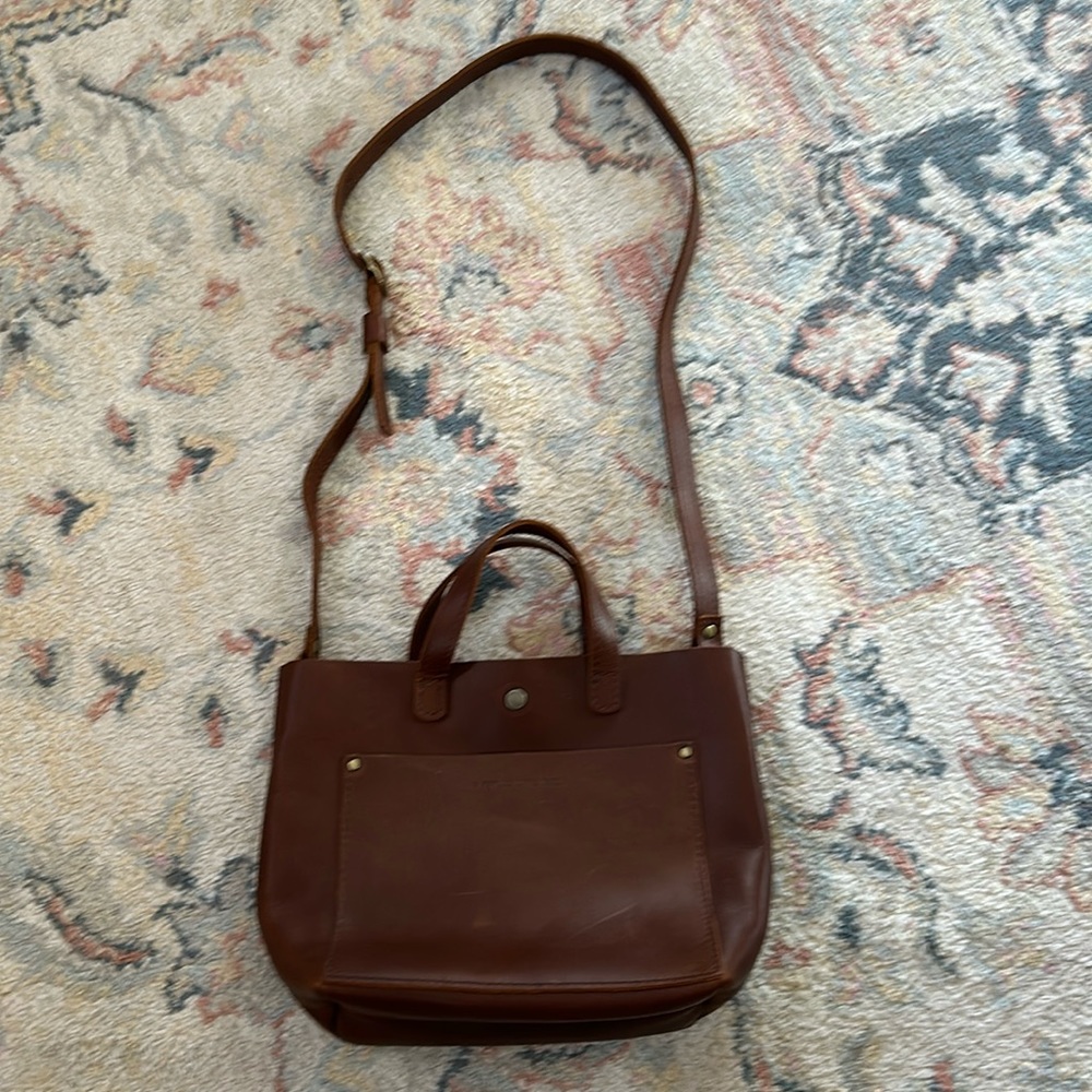Portland Leather Goods Mini Crossbody Tote!